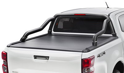 Satin Black Extended Sports Bar