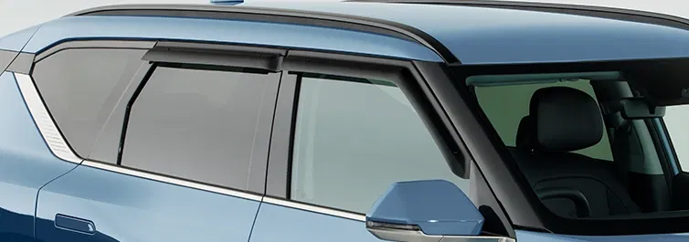 Slimline Weathershield Set - Gloss Black