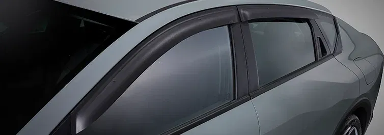 Slimline Weathershield Set - Matte Black