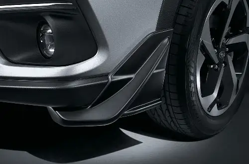 STI Front Side Spoiler - Black