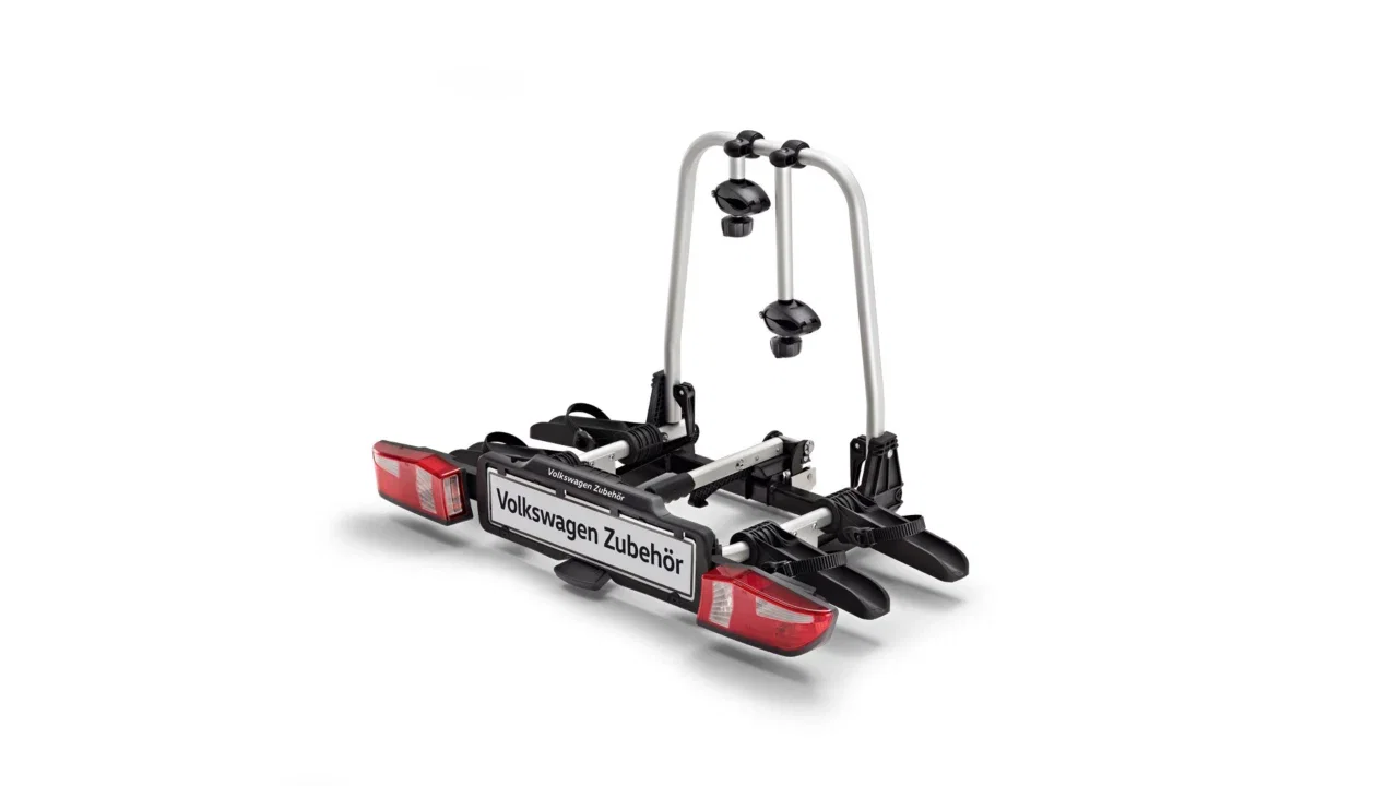 Bicycle carrier for the towing hitch