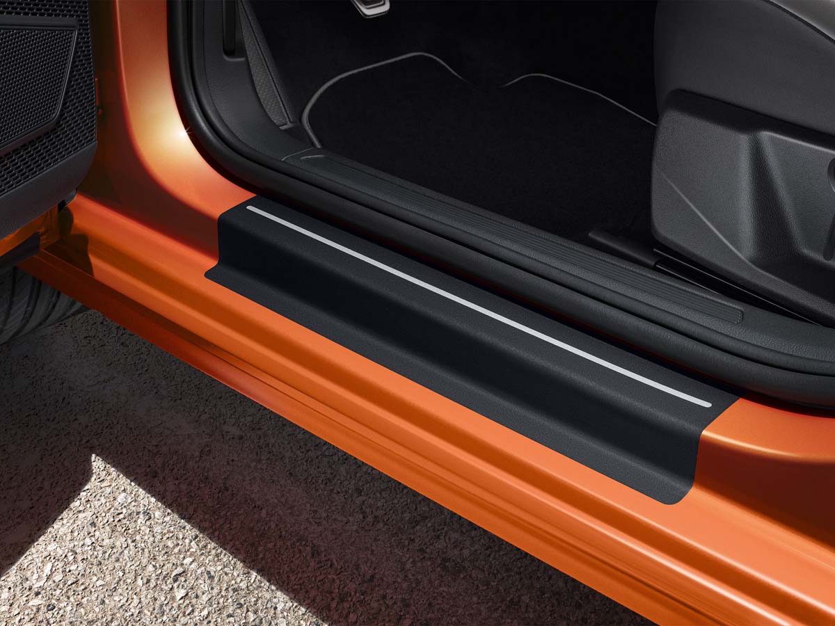 Door sill protector film