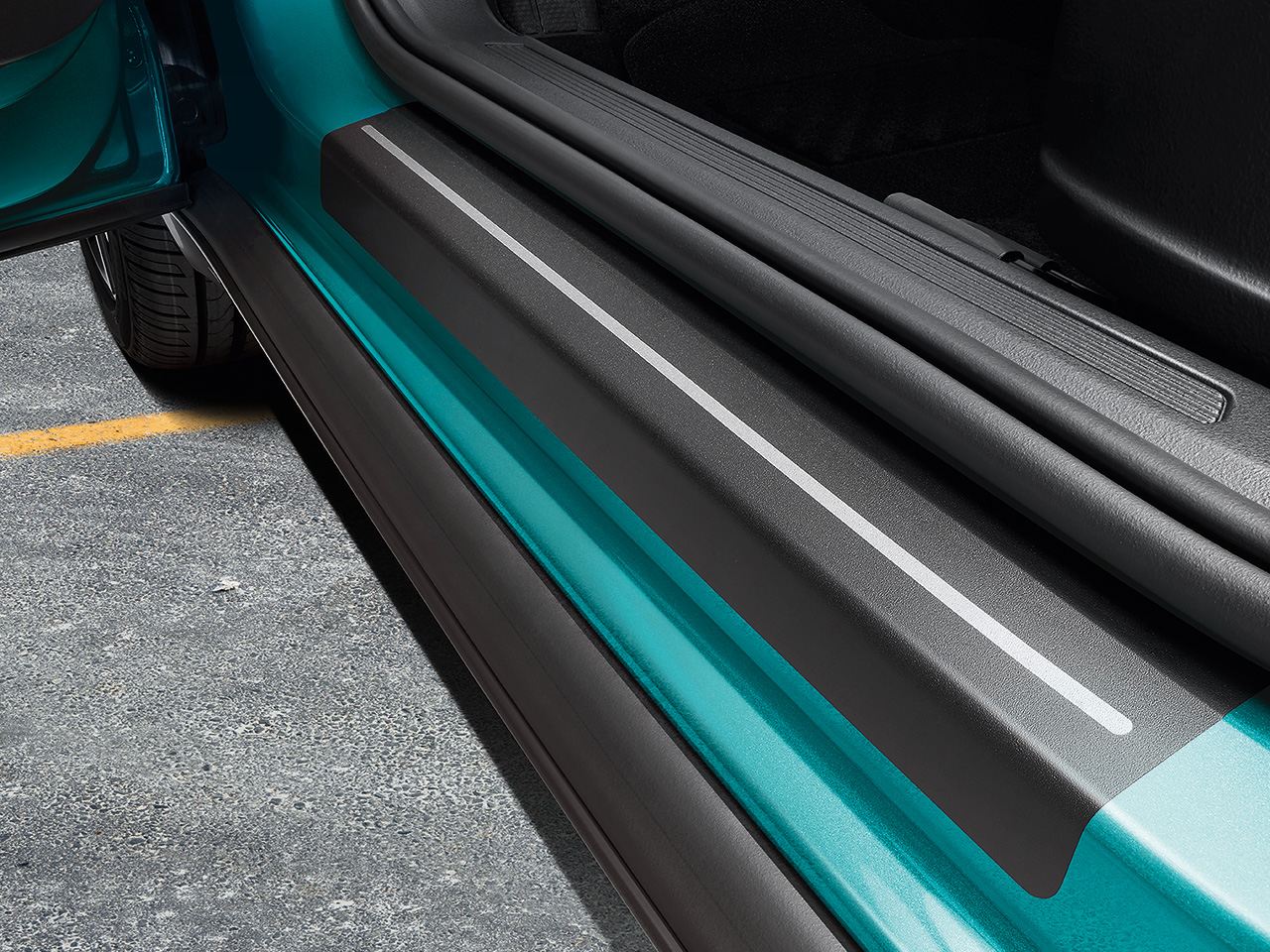 Door sill protection film