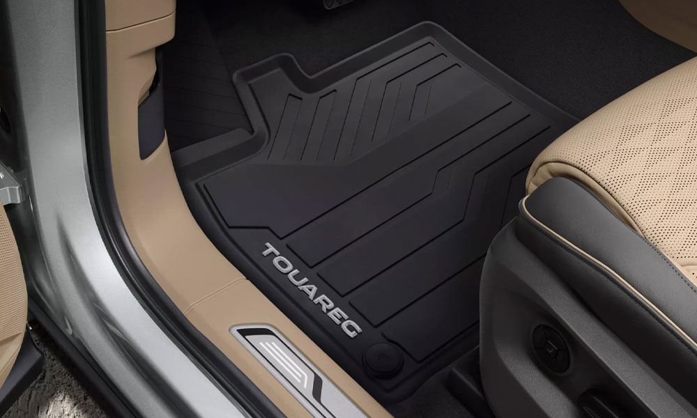 Rubber floor mats, front