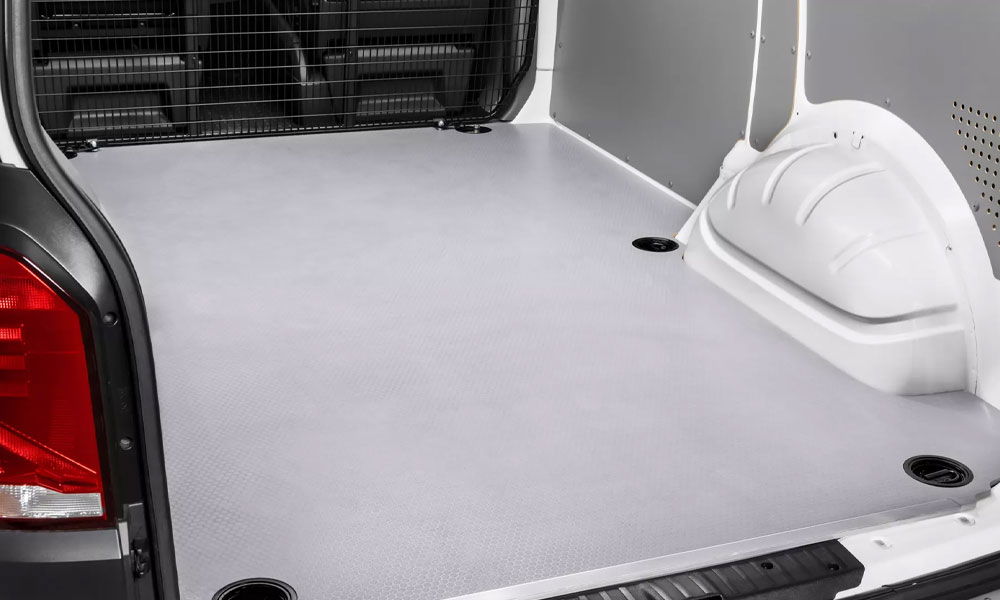 Van Wooden Flooring - Grey SWB Single sliding door