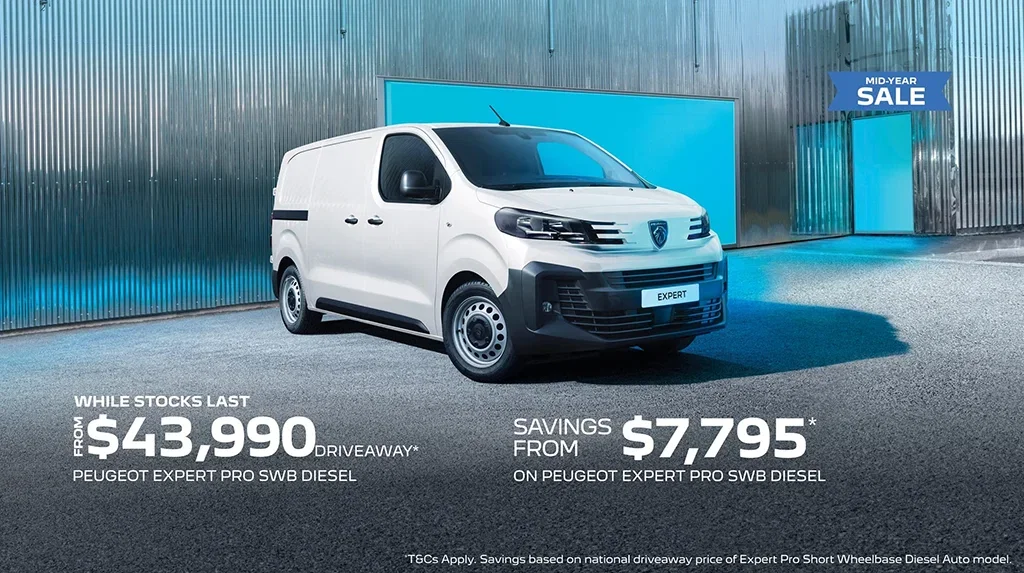 Driveaway Offers On Selected Peugeot Expert Van Models*