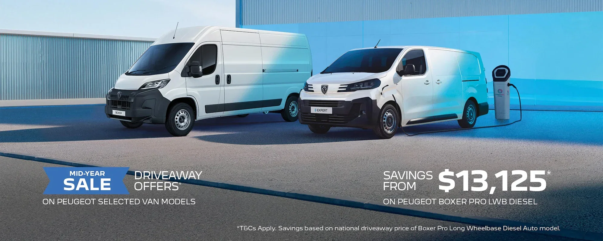 Driveaway Offers On Selected Peugeot Van Models*