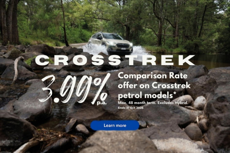 Subaru Crosstrek AWD 2.0L now starting at $38,990 driveaway¹