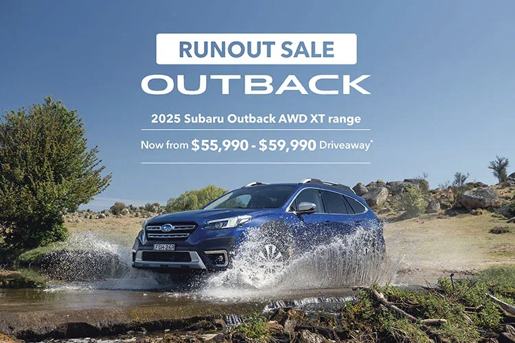 MY25 Subaru Outback XT Runout sale!