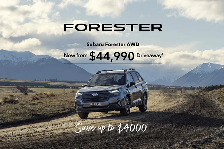 Subaru Forester AWD now starting at $45,990 Driveaway! *