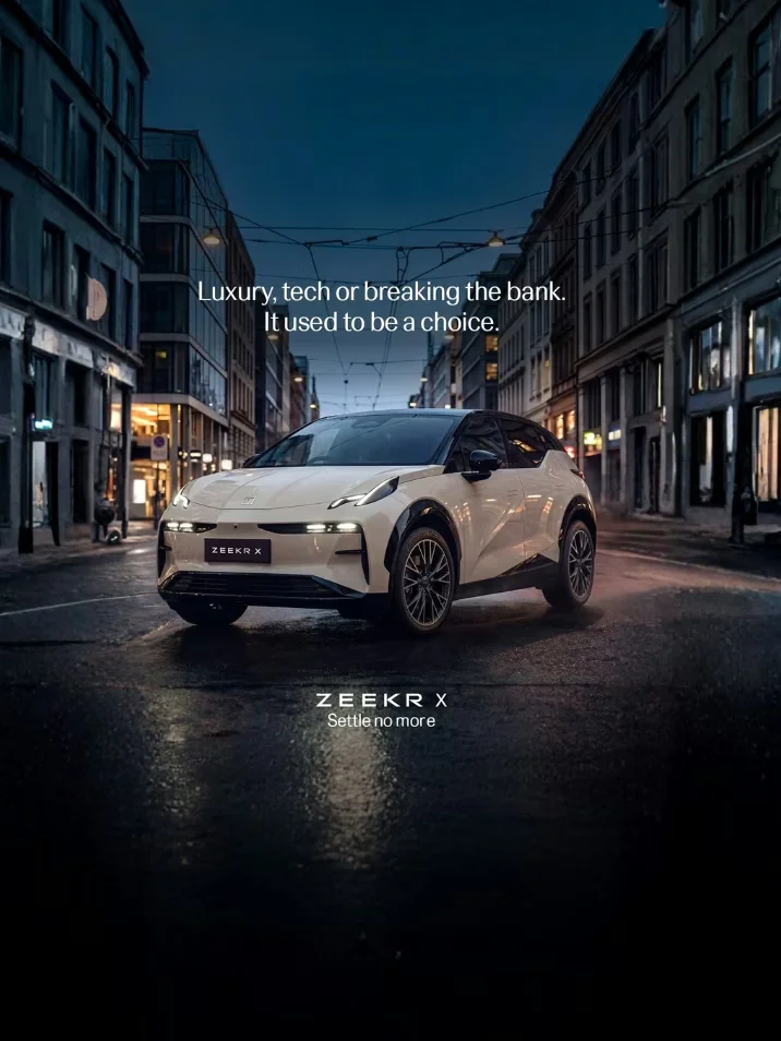 The New ZEEKR X. Settle No More.