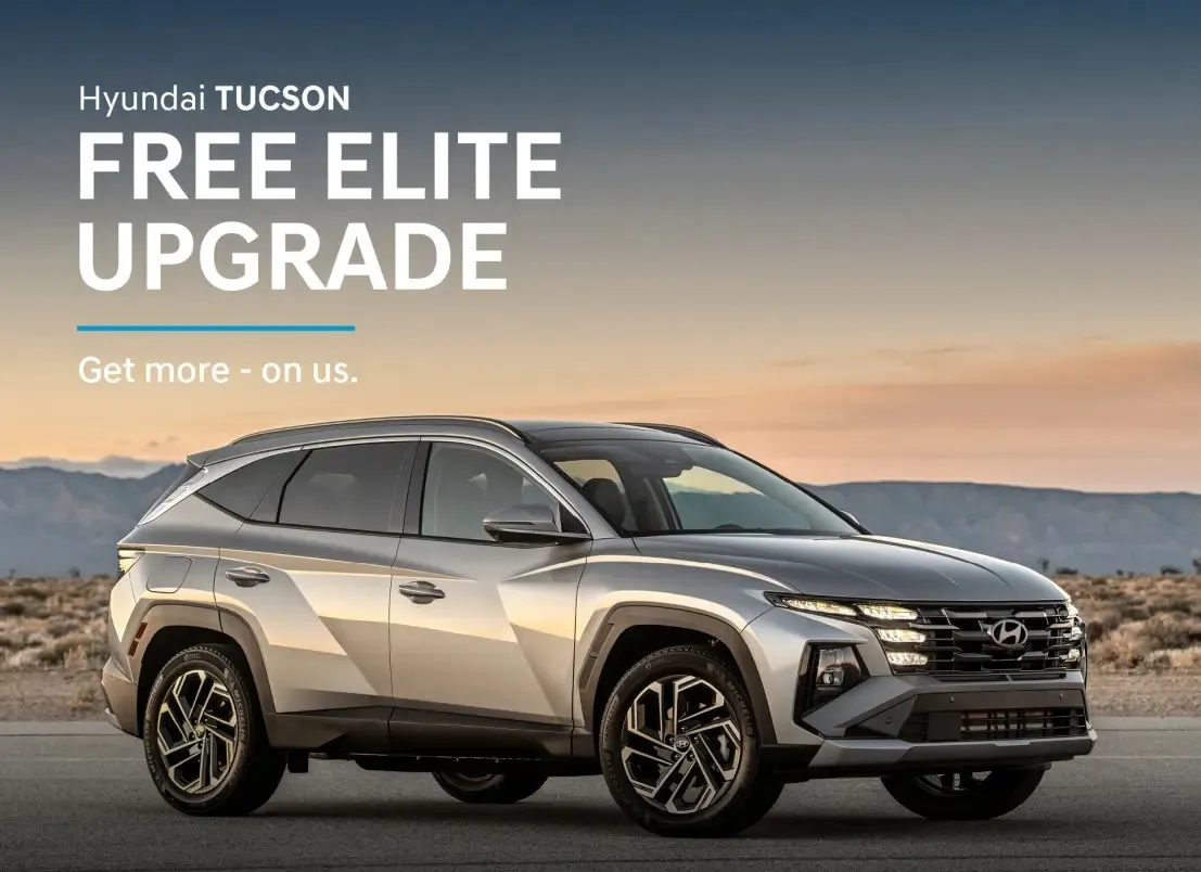 Free TUCSON Petrol Elite Upgrade