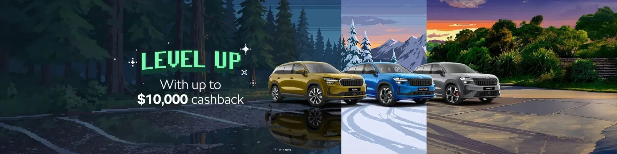 Level Up with up to $10,000 cashback