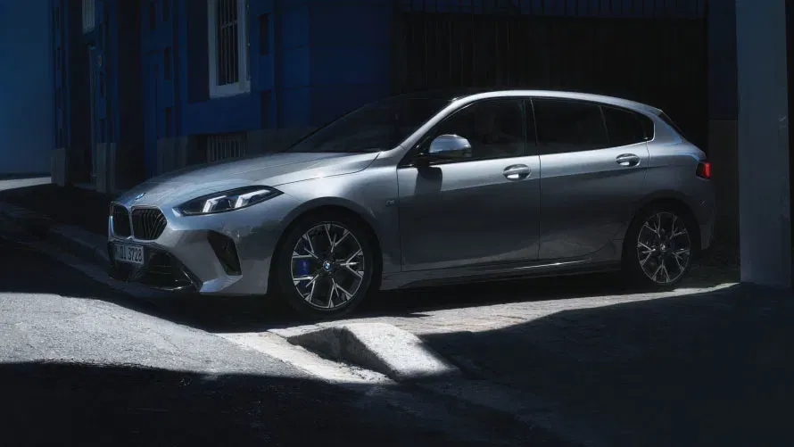 The BMW 118 from $118 per week at 3.99% p.a. comparison rate.