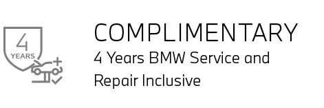 Complimentary BMW Service Inclusive and Repair Inclusive