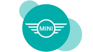 MINI App displayed on a smartphone