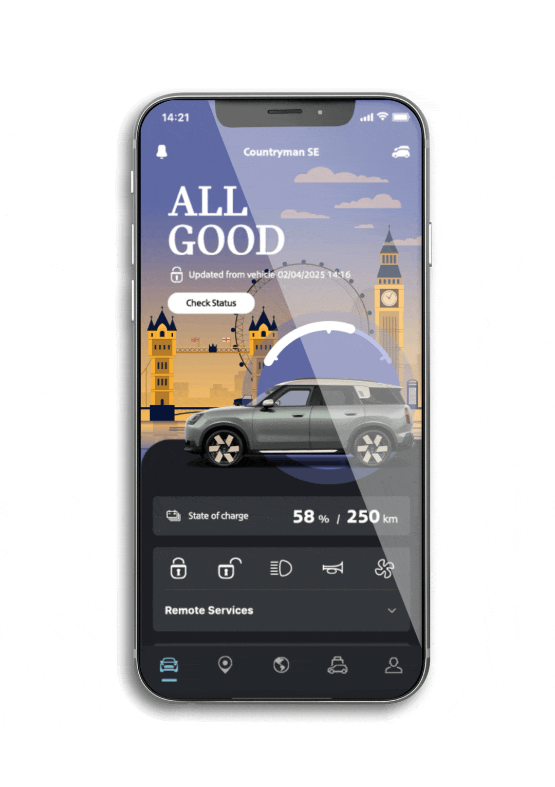 MINI Vehicle Tab