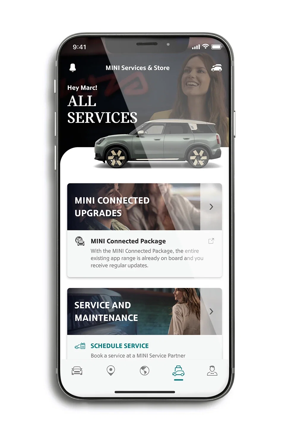 MINI Service Tab