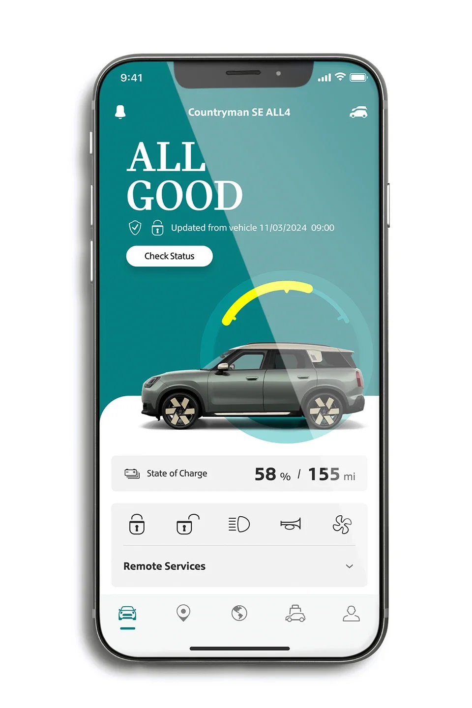 MINI Vehicle Tab