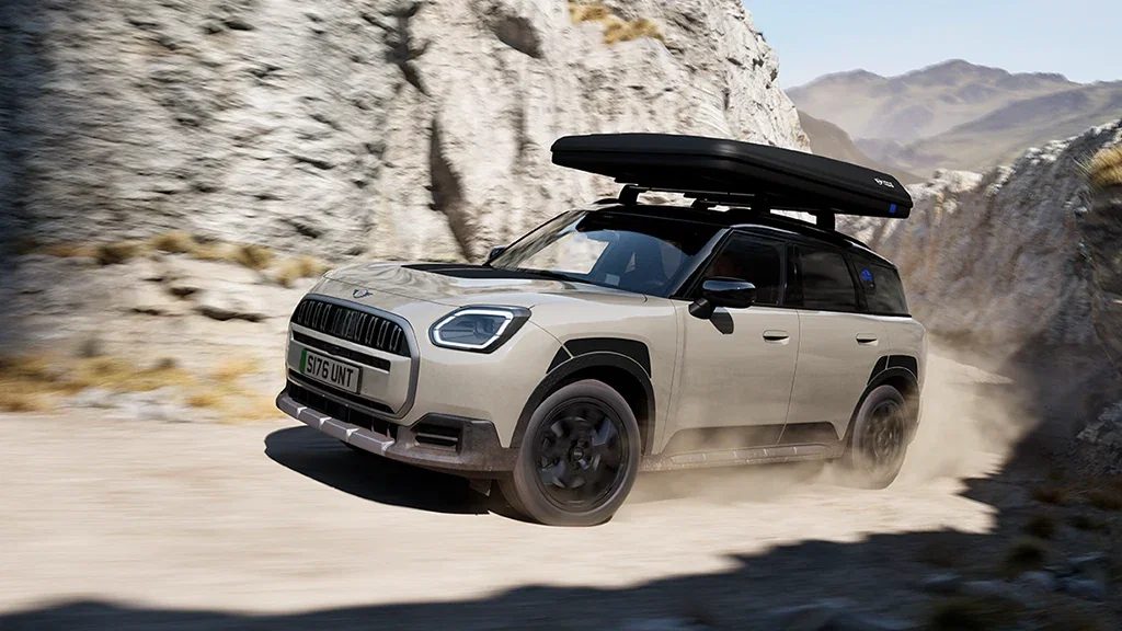 MINI Countryman Untamed Edition driving off road.