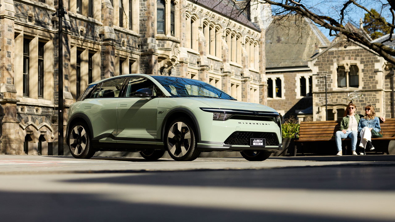 ASX VR-e parked outside an art centre