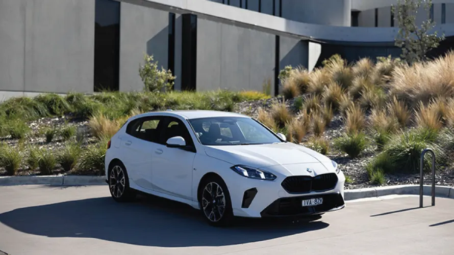The BMW 120 from $136 per week.