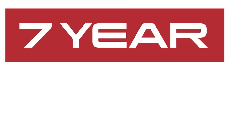 7 Year Warranty