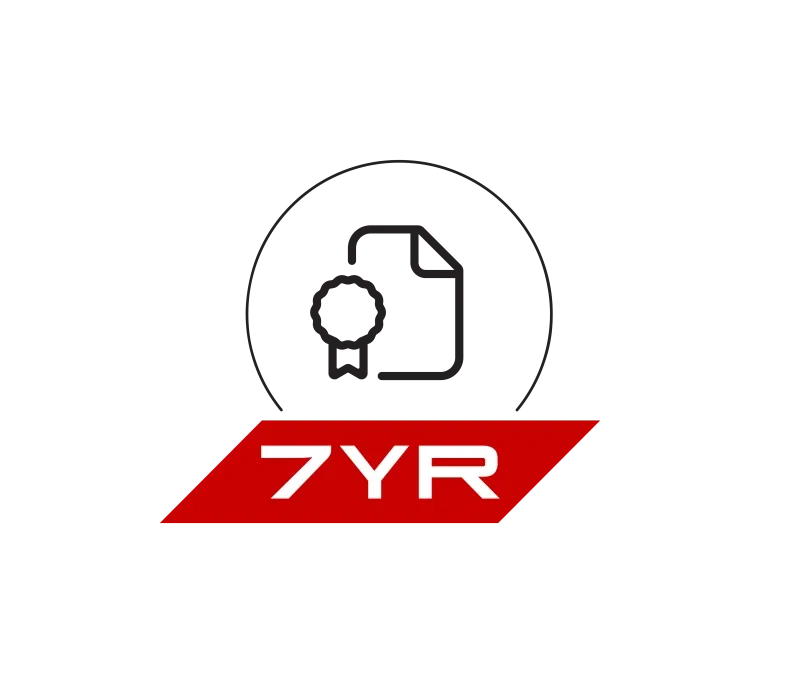 7-year unlimited kilometre warranty^