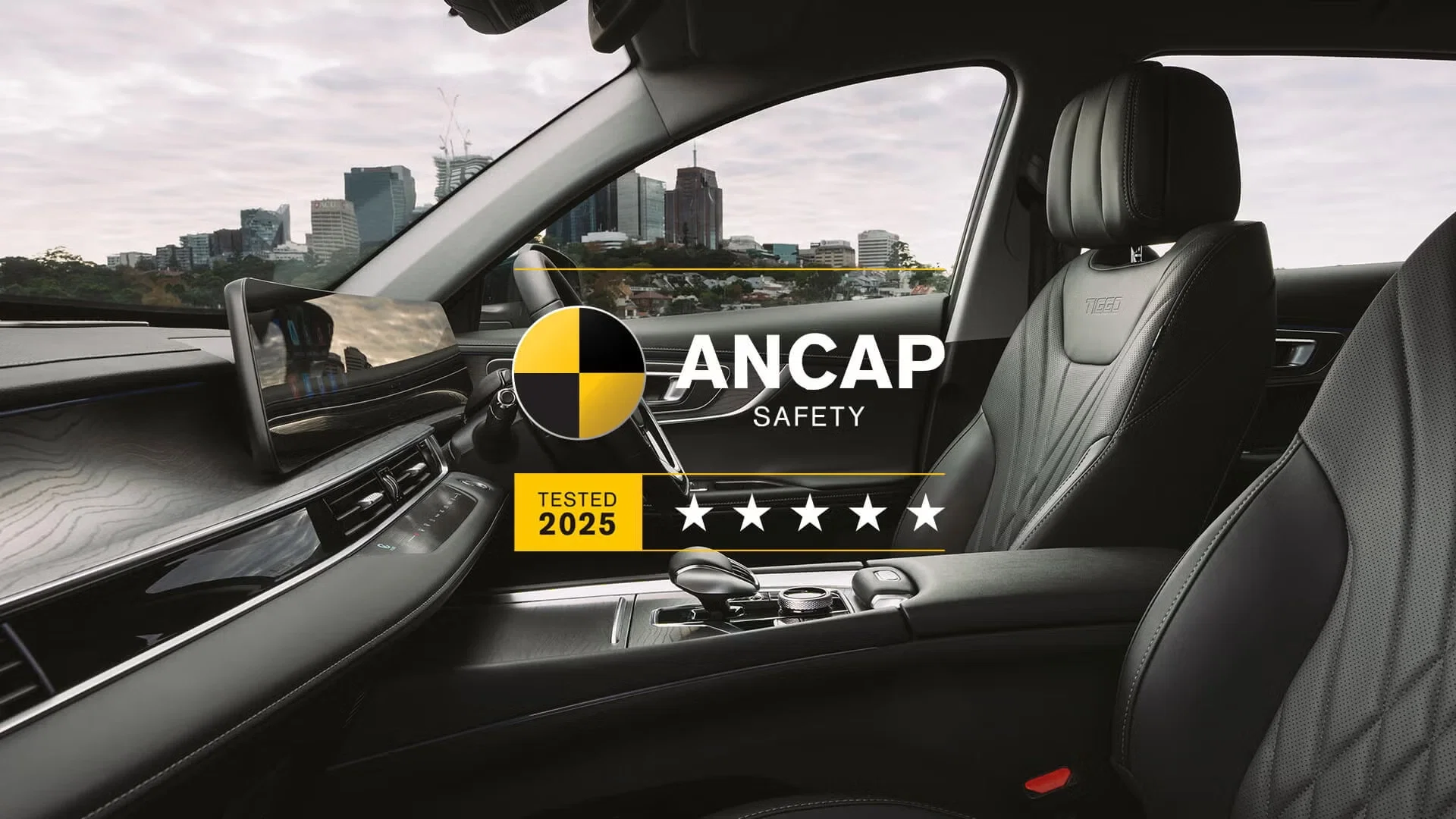 Tiggo 8 ANCAP Safety Banner