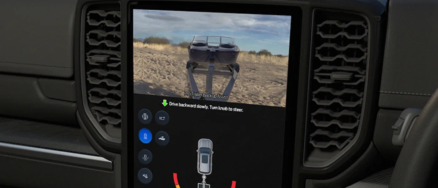 Ford Everest dashboard and centre console
