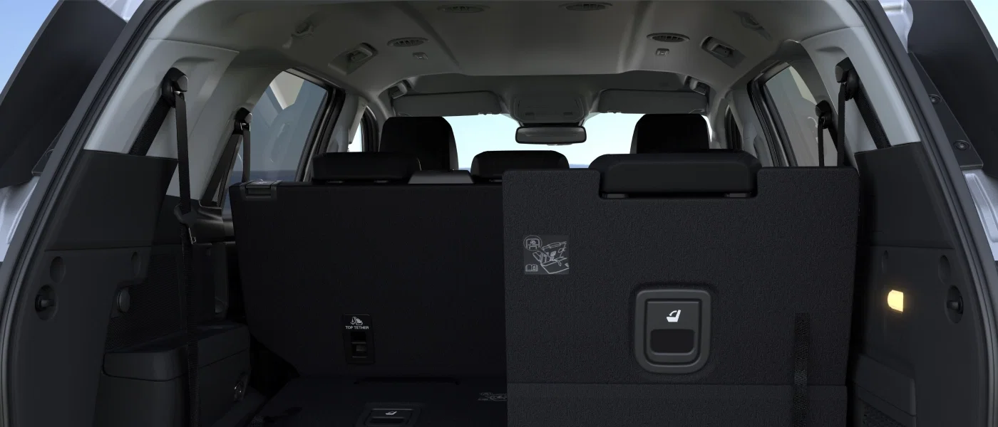 Ford Everest cabin with premium seating and digital cockpit