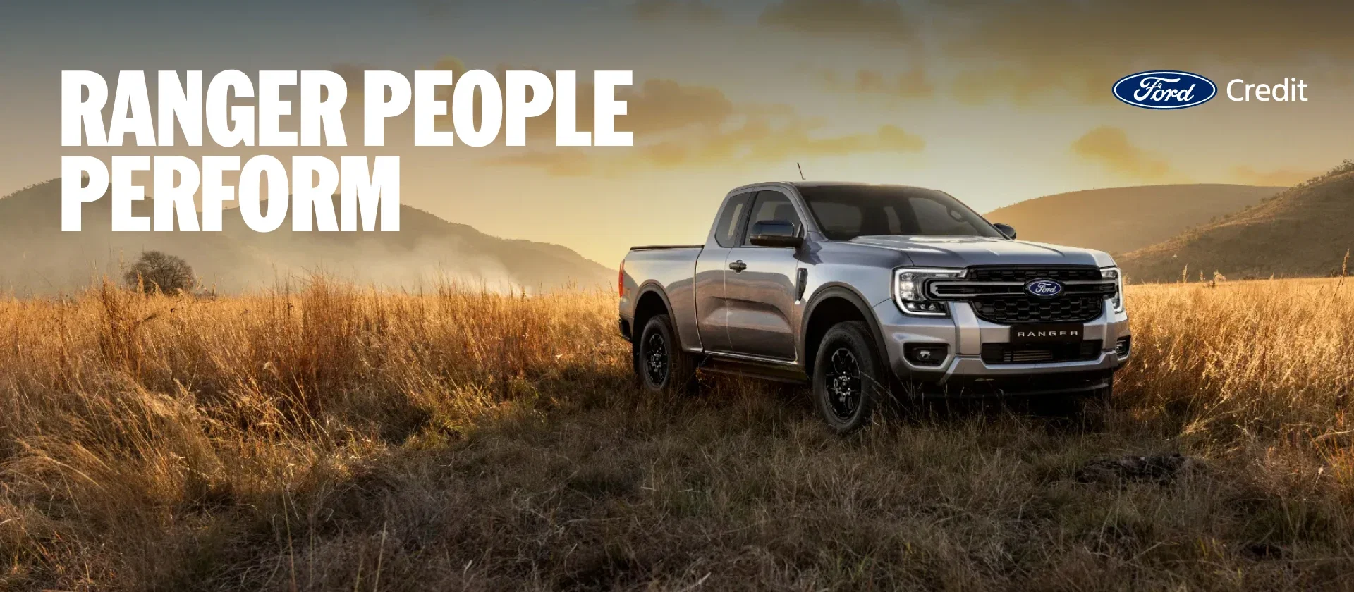 Ford Ranger XLT Super Cab in long grass &mdash; Ranger People Perform