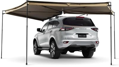 Rhino-Rack Batwing Awning (Left) For MU-X models fitted with a Roof Bar Set or Roof Rail Cross Bars