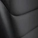 Black Deluxe Leatherette / suede