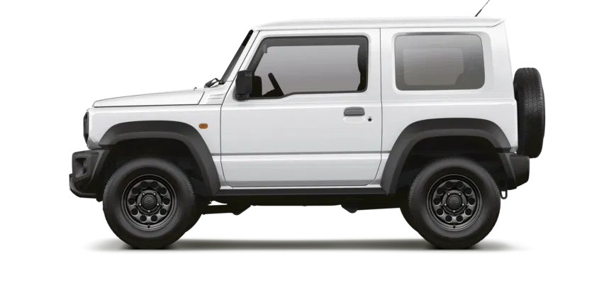 Jimny Lite in Pure White Pearl color