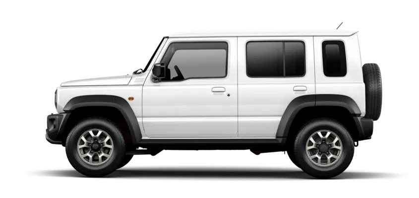 Jimny XL in Arctic White Pearl color