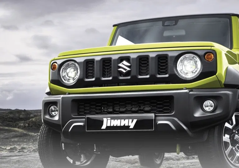 Jimny XL front LED headlamps with classic round design