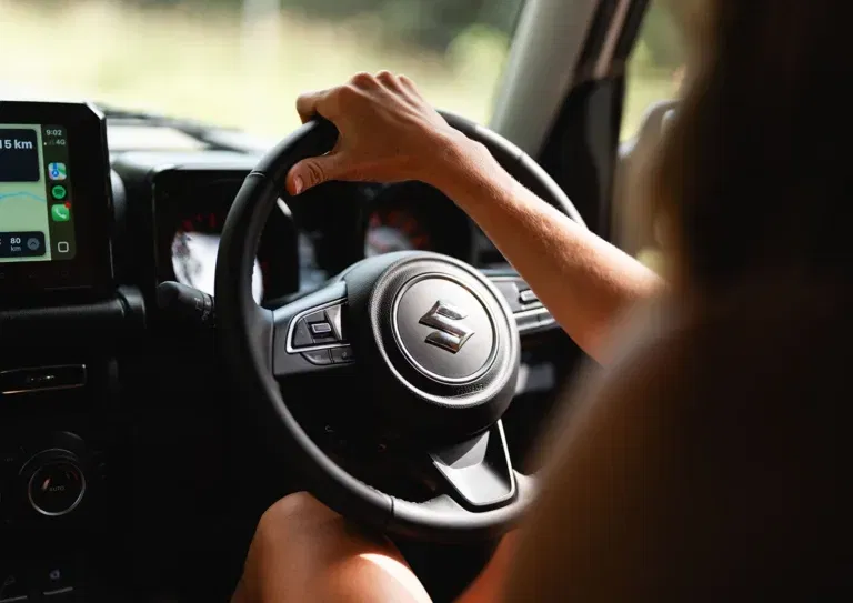 Jimny XL stylish black interior dashboard and seats