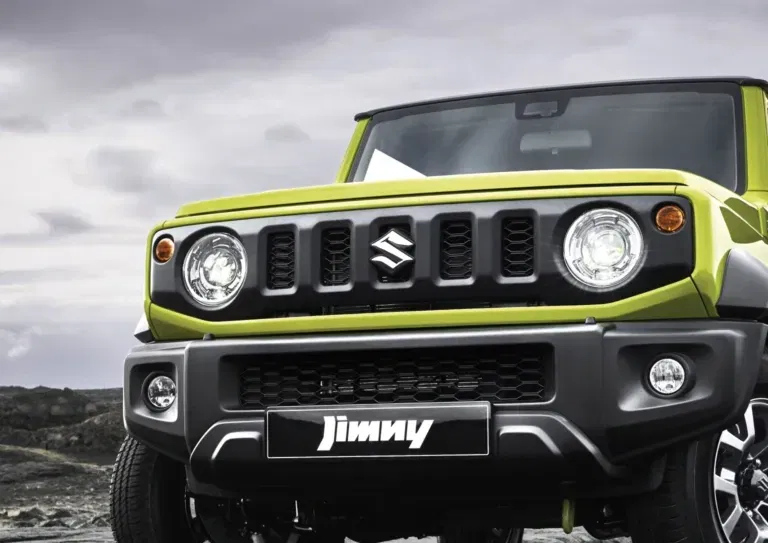 Jimny XL front LED headlamps with classic round design