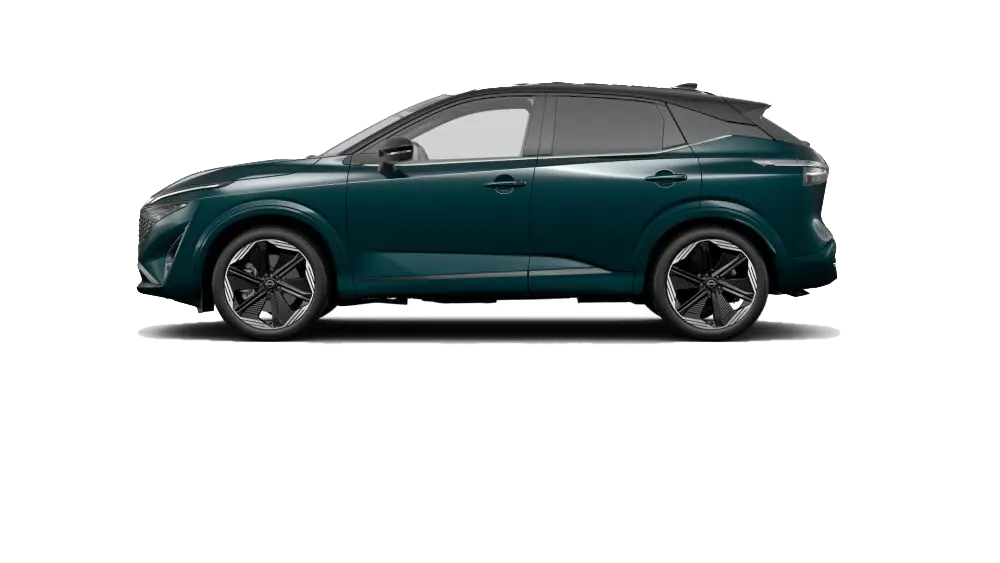 Two-Tone Magnetic Blue & Black Onyx Roof