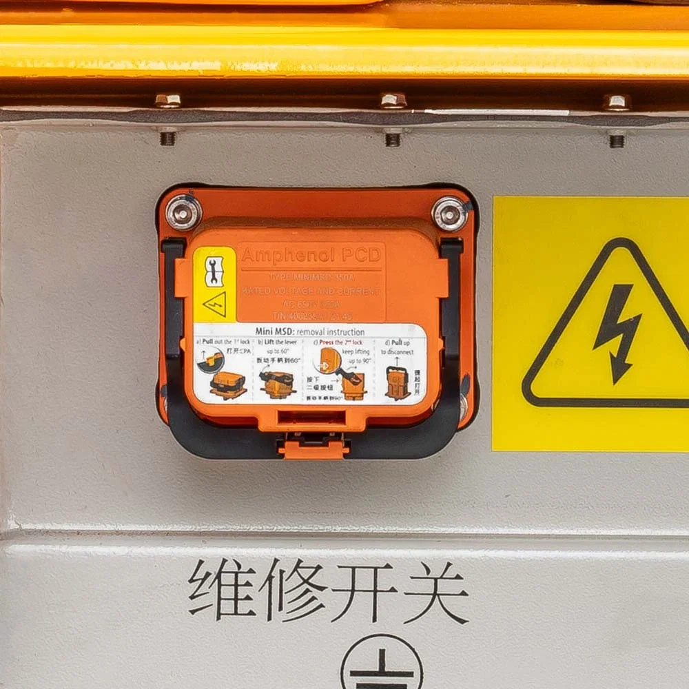 2.5-3.5t High Voltage Lithium Battery Rough Terrain Forklift Truck