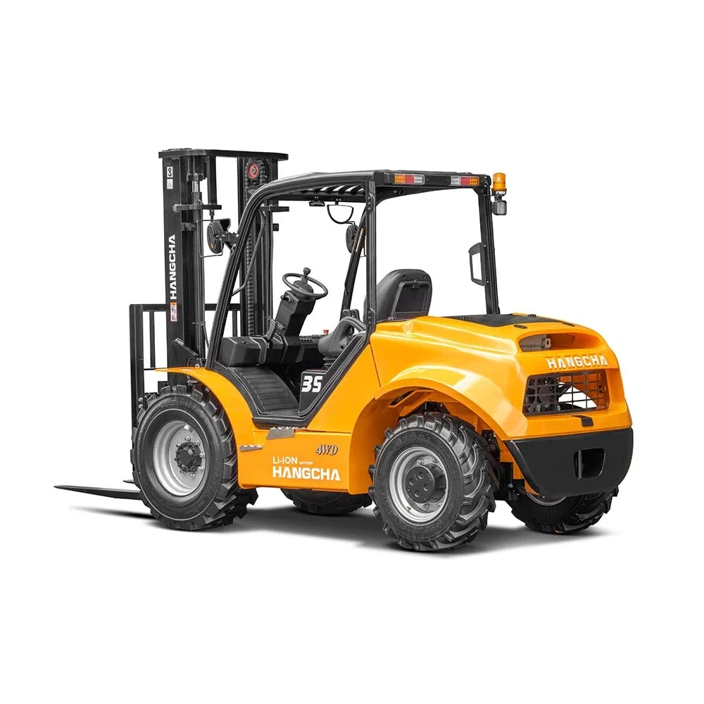 2.5-3.5t High Voltage Lithium Battery Rough Terrain Forklift Truck