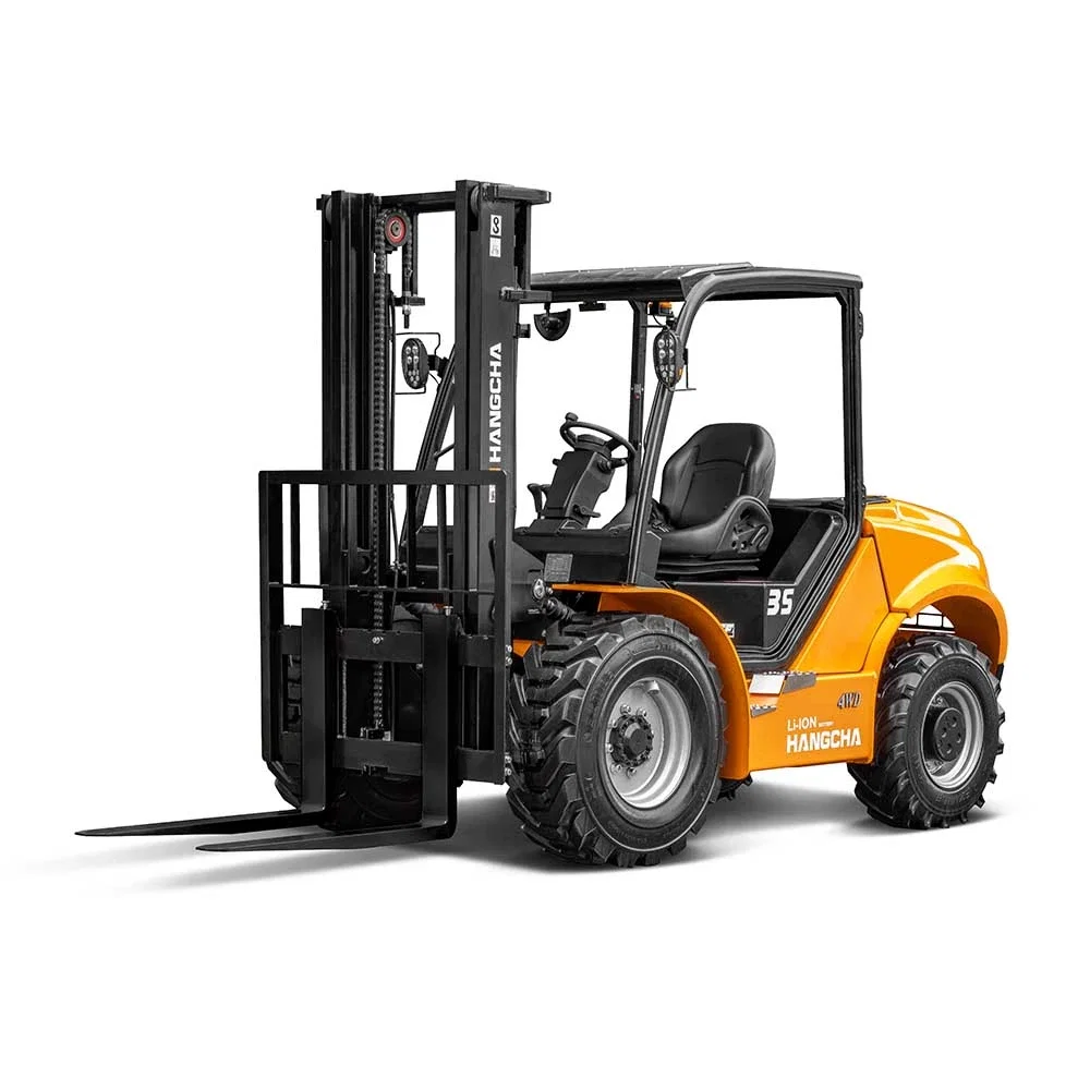 2.5-3.5t High Voltage Lithium Battery Rough Terrain Forklift Truck