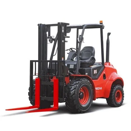 2.5-3.5t High Voltage Lithium Battery Rough Terrain Forklift Truck