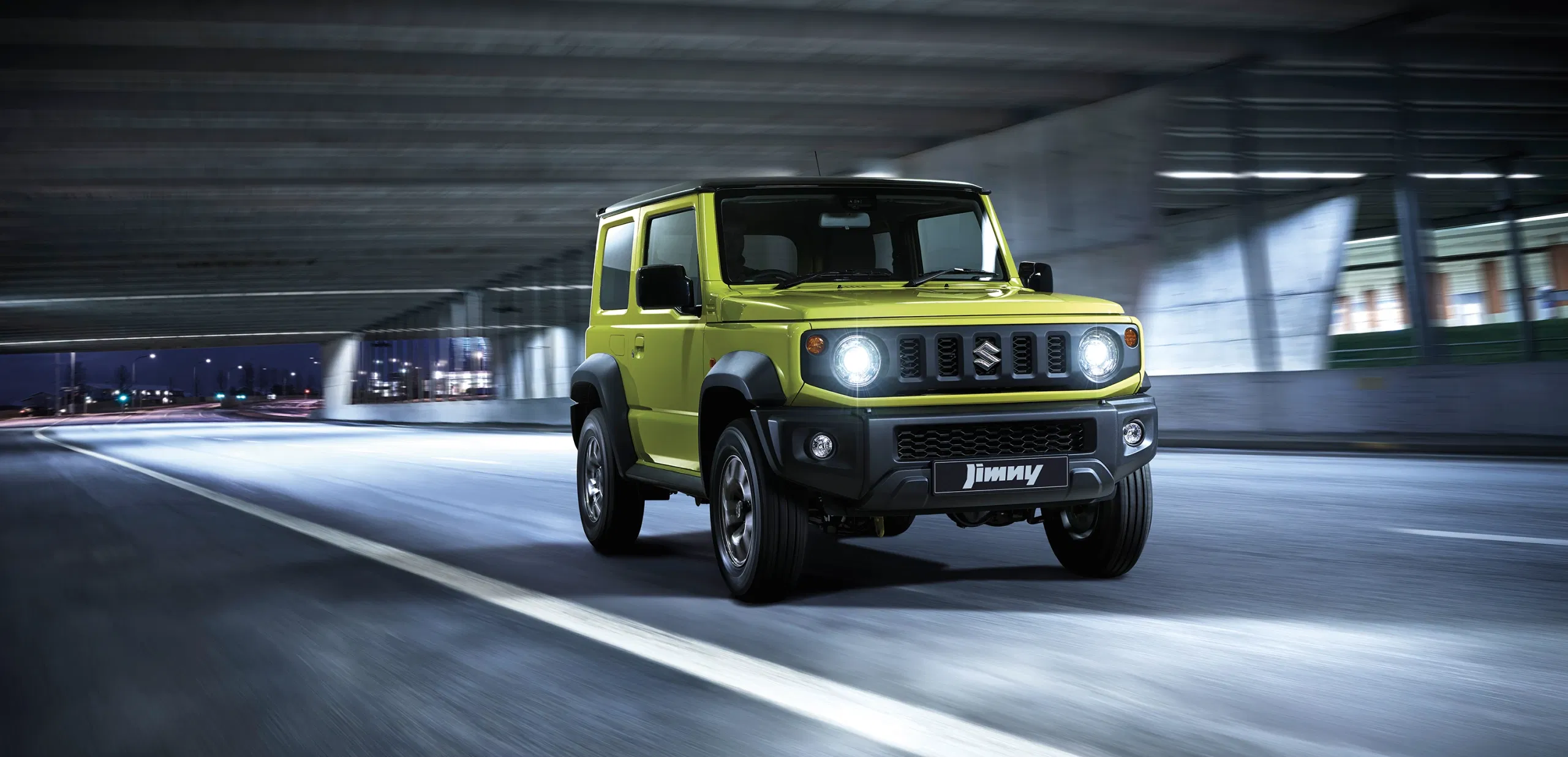 Suzuki Jimny climbing steep rocky hills