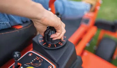 SOFT, COMFORT SEAT AND CONTROL WITHIN REACH