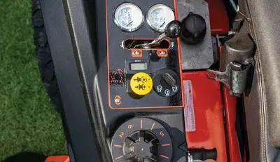 SOFT, COMFORT SEAT AND CONTROL WITHIN REACH