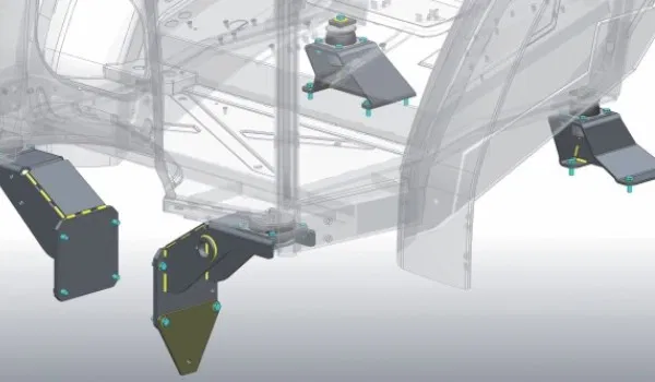 Hydro Silent Block Cab Suspension