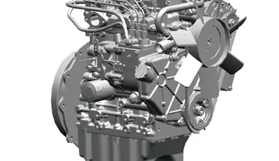 3 Cylinder Mitsubishi Engine