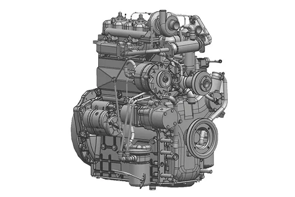 NATURAL ASPIRATED 3 CYLINDER ENGINE